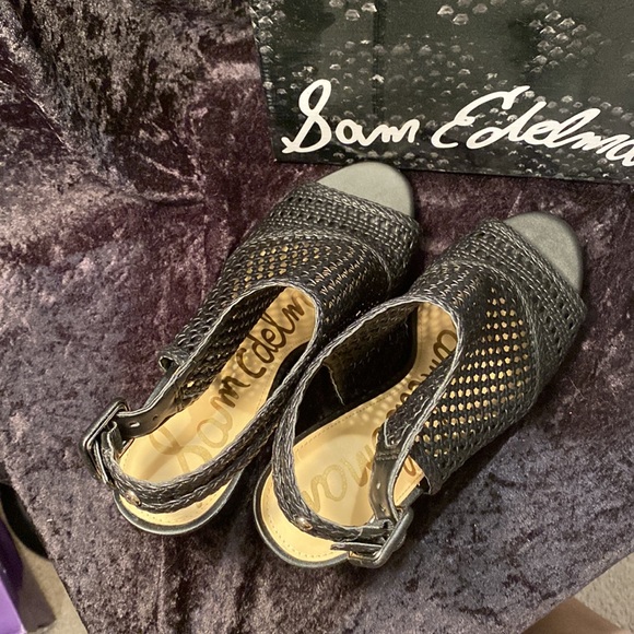 Sam Elderman Black Woven heel - Picture 5 of 6